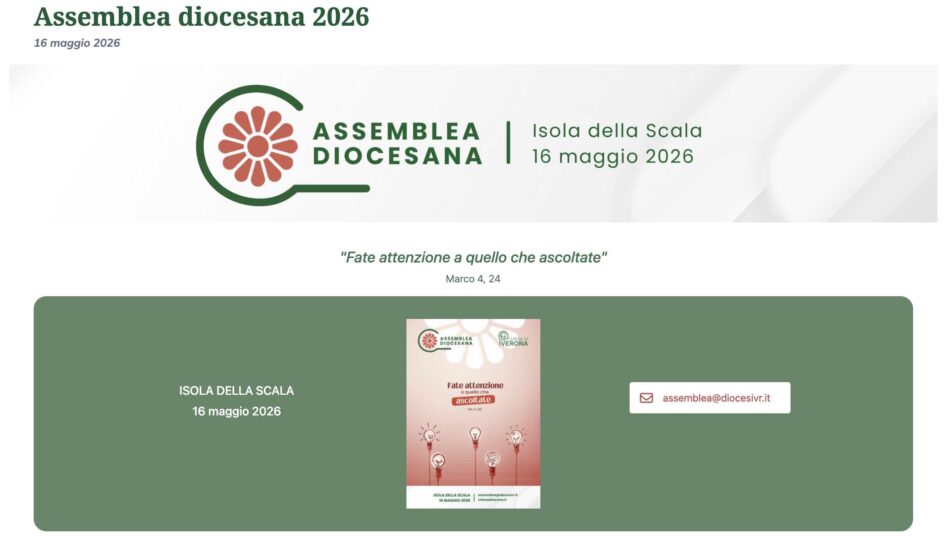 Assemblea diocesana -  Isola della Scala, 16 maggio 2026