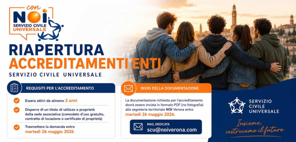Servizio Civile Universale: accreditamento 2026